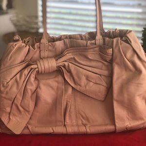 Valentino Blush Leather Tote